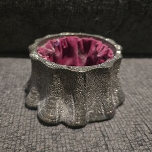 Vintage Silver Trunk Trinket Box